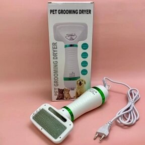 NEW Идеальный груминг Фен-расческа 2в1 для домашних питомцев Pet Grooming Dryer от компании bel-ok - магазин товаров для дома - фото 1