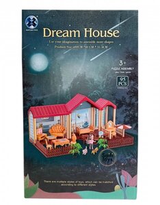 Описание Кукольный домик с мебелью для девочек, дом для кукол с аксессуарами