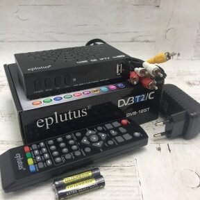 (Оригинал) Цифровой HD TV-тюнер DVB-T2 Eplutus DVB-125T от компании bel-ok - магазин товаров для дома - фото 1