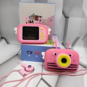 Оригинальный детский цифровой фотоаппарат Пчелка Childrens Fun Camera Розовый от компании bel-ok - магазин товаров для дома - фото 1