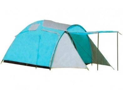 Палатка туристическая LanYu 1607 4-х местная 210200х230х165 см тамбурнавес от компании ART-DECO МАРКЕТ - магазин товаров для дома - фото 1