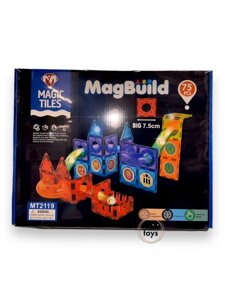Магнитный конструктор Mag Building, 75 деталей