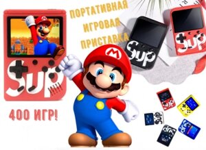 Игровая приставка Sup Game Box PLUS Retro 400 in 1 2.8 TFT 8 BIT 400 в 1 Черная