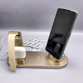 Многофункциональная зарядная ДОК-станция Multifunction charging stand 6 в 1 iPhone/Android/Micro USB
