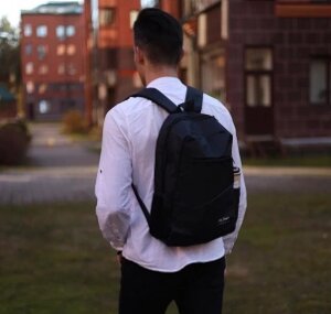 Уценка Рюкзак 3в1 BackPack Urban с USB и отделением для ноутбука до 17 DFBK01 Черный, отсутствует одна сумка