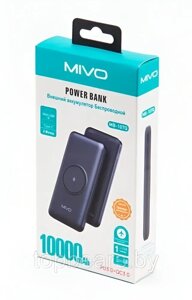 Внешний аккумулятор MIVO MB-107Q 10000mAh / 15W / PD3.0+QC3.0 / 1хUSB / Type-C