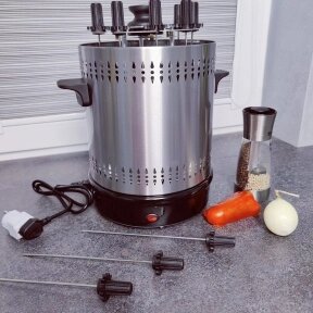 Шашлычница электрическая Barbeque Maker модель KLB-901 (9 шампуров)