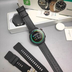 Умные часы Smart Watch Mivo GT3 /1.5/ IP68 / NFC / 2 комплекта ремешков Циферблат Черный