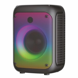 Портативная беспроводная bluetooth колонка Eltronic CRAZY BOX 100 арт. 20-44 с LED-подсветкой и RGB светомузыкой,