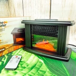 Портативный обогреватель FLAME HEATER с LCD дисплеем и имитацией камина С пультом