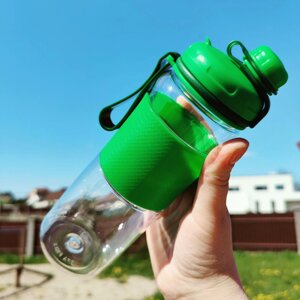 Спортивная бутылка для воды Oriole Tritan, 600 мл Зеленый