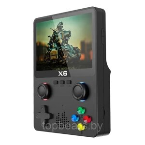 Портативная игровая консоль Game Console X6, 3,5-дюймовый IPS-экран 5000+ игр цвет : уточняйте