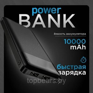 Внешний аккумулятор Hoco J72 10000mAh цвет: черный