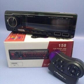 Автомагнитола DV-Pioneer. ok MIXTRAX-158, 1 din, пульт ДУ, 7 цветов