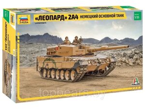 3703 Немецкий основной танк "Леопард" 2А4 (1/35)