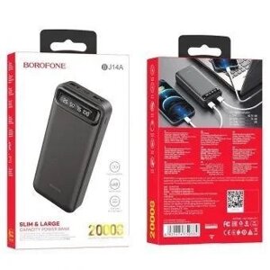 Внешний аккумулятор BOROFONE BJ14A 20000mAh цвет: черный