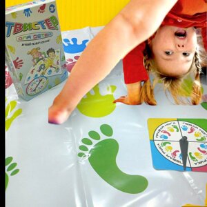 Игра детская комнатная Твистер / Напольная игра для детей Twister