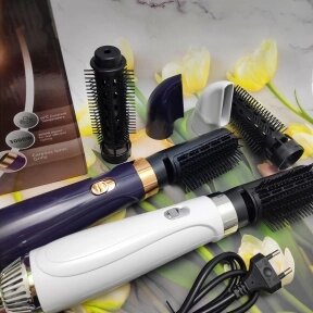 Профессиональный фен- стайлер для завивки и сушки волос 3 в 1 Salon Hair Care Remington RE-2060 (3 насадки, режим