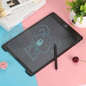 Планшет для рисования и записей LCD Writing Tablet 12, черный от компании bel-ok - магазин товаров для дома - фото 1