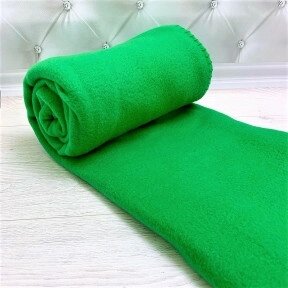 Плед на кровать Флисовый  мягкий и теплый, 130х150 см Зеленый от компании ART-DECO МАРКЕТ - магазин товаров для дома - фото 1