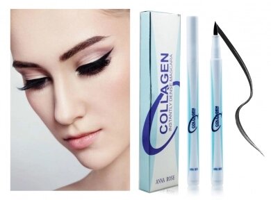 Подводка - фломастер Collagen Instantly Dense Mascara Anna Rose, 2 ml от компании bel-ok - магазин товаров для дома - фото 1