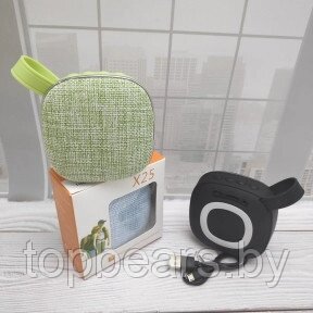 Портативная Bluetooth колонка X25 Outdoor, 3W, 300 мАч Зеленый от компании ART-DECO МАРКЕТ - магазин товаров для дома - фото 1
