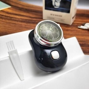 Портативная дорожная мини электробритва Mini Shaver P10 (USB зарядка) Черный от компании bel-ok - магазин товаров для дома - фото 1