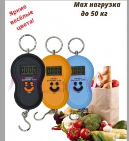 Портативные электронные весы (Безмен) Portable Electronic Scale до 30 кг Голубые от компании ART-DECO МАРКЕТ - магазин товаров для дома - фото 1