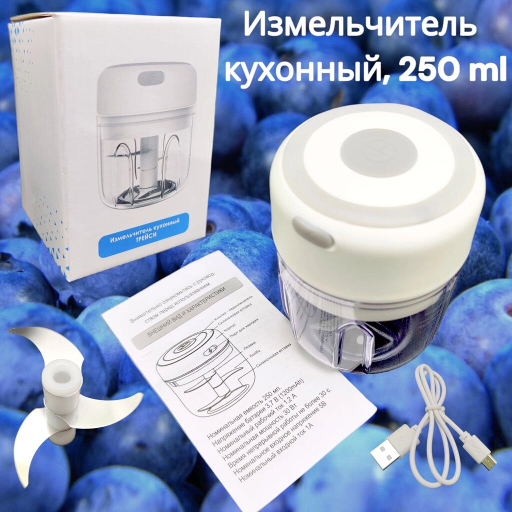 Портативный измельчитель кухонный Трейси, 250 ml от компании bel-ok - магазин товаров для дома - фото 1