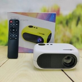 Портативный LED Проектор MINI Projector поддержка 360х640, 1920х1080 HDMI/USB Белый от компании bel-ok - магазин товаров для дома - фото 1