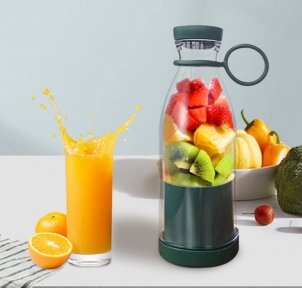 Портативный ручной бутылка-блендер для смузи Mini JuiceА-578, 420 ml  Зеленый от компании bel-ok - магазин товаров для дома - фото 1