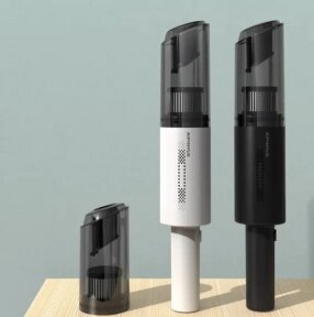 Портативный вакуумный пылесос Portable Vacuum Cleaner USB A8 (три насадки) Белый от компании ART-DECO МАРКЕТ - магазин товаров для дома - фото 1