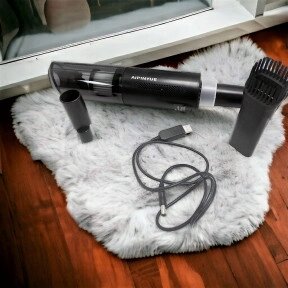 Портативный вакуумный пылесос Portable Vacuum Cleaner USB A8 (три насадки) Черный от компании ART-DECO МАРКЕТ - магазин товаров для дома - фото 1
