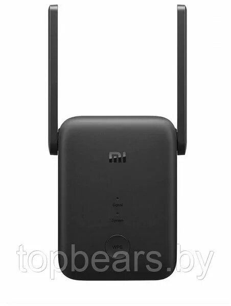 Повторитель беспроводного сигнала Xiaomi Mi WiFi Range Extender AC1200 EU, черный от компании Art-deco магазин товаров для дома - фото 1