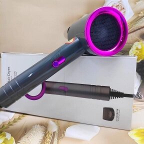 Профессиональный фен для сушки и укладки волос Powerful Hair Dryer  800W (2 темп. режима, 2 скорости) от компании bel-ok - магазин товаров для дома - фото 1