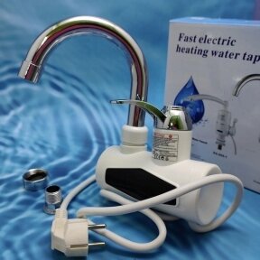 Проточный электрический кран-водонагреватель Fast electric heating water tap RX-007, 3 кВт от компании bel-ok - магазин товаров для дома - фото 1