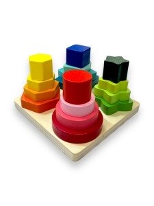 Развивающая игрушка Пирамидка от компании ART-DECO МАРКЕТ - магазин товаров для дома - фото 1