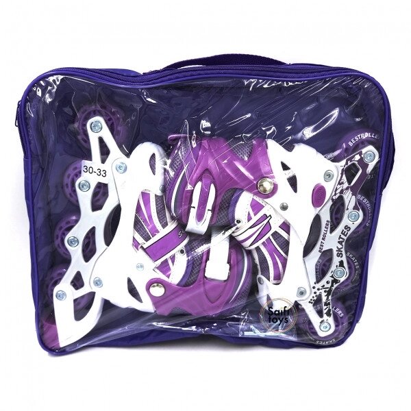 Роликовые коньки (фиолетовый) от компании ART-DECO МАРКЕТ - магазин товаров для дома - фото 1