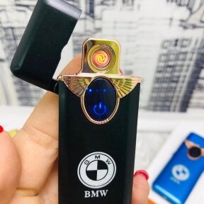 Сенсорная зажигалка Eagle LIGHTER BMW Чёрная крылья от компании bel-ok - магазин товаров для дома - фото 1