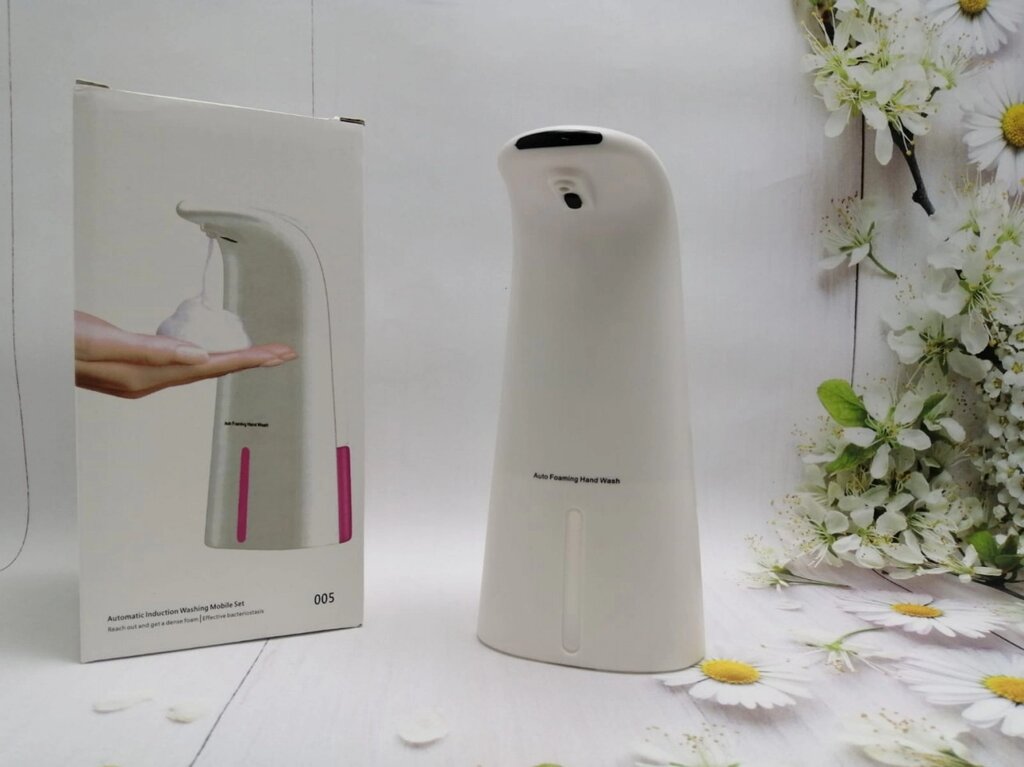 Сенсорный (бесконтактный) дозатор-вспениватель (диспенсер) для жидкого мыла Soap Dispenser, 250 мл от компании ART-DECO МАРКЕТ - магазин товаров для дома - фото 1