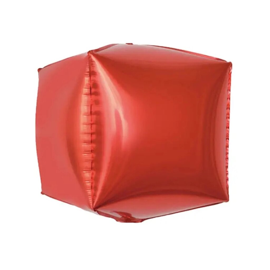 Шар (20''/51 см) Куб, Красный, 1 шт. от компании ART-DECO МАРКЕТ - магазин товаров для дома - фото 1