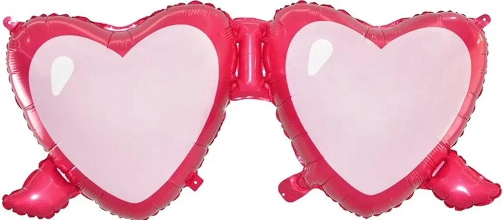 Шар (43''/109 см) Сердце, Солнечные очки, 1 шт. от компании ART-DECO МАРКЕТ - магазин товаров для дома - фото 1