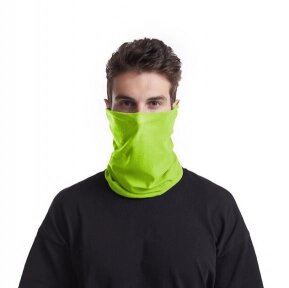 Шарф - труба на лицо Neck Gaiter / Универсальный бафф 16 вариантов ношения / Снуд / Бандана Зеленый от компании bel-ok - магазин товаров для дома - фото 1