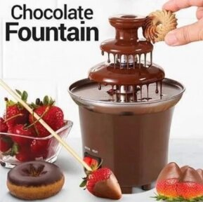 Шоколадный фонтан фондю Chocolate Fondue Fountain Mini / Фондюшница от компании bel-ok - магазин товаров для дома - фото 1