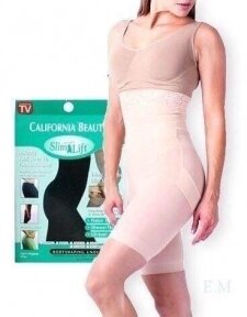 Шорты утягивающие (корректирующие)  Slim  lift california beauty Бежевый M (78-92cm) от компании bel-ok - магазин товаров для дома - фото 1