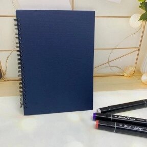 Скетчбук А5, 40 листов блокнот Sketchbook с плотными белыми листами для рисования (белая бумага, спираль) от компании ART-DECO МАРКЕТ - магазин товаров для дома - фото 1
