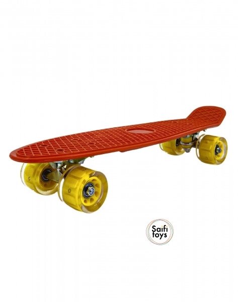 Скейтборд 120 (оранжевый) от компании ART-DECO МАРКЕТ - магазин товаров для дома - фото 1