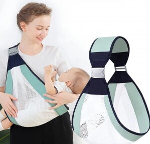 Слинг - переноска для малыша Baby Sling / Эрго - рюкзак через плечо от 0 месяцев от компании bel-ok - магазин товаров для дома - фото 1