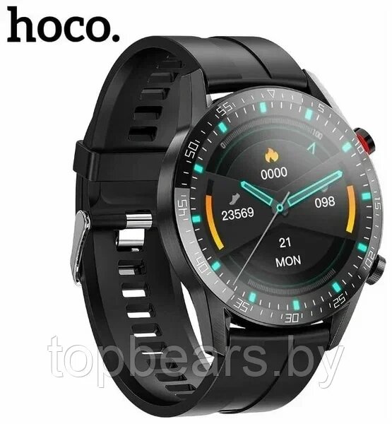 Смарт-часы Hoco Watch Y2 Pro Rus (Call Version) CN Чёрный от компании Art-deco магазин товаров для дома - фото 1