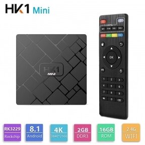 Смарт TV приставка HK1 mini 2GB/16GB RK3229 от компании bel-ok - магазин товаров для дома - фото 1